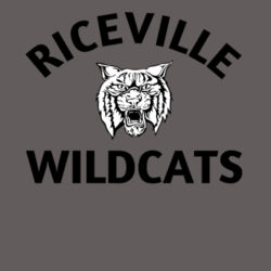 Riceville Wildcats - Black  - Youth Sponge Fleece Hoodie Design