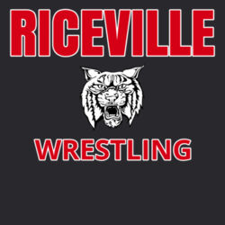 Riceville Wrestling - White  - Youth Triblend Crew Design