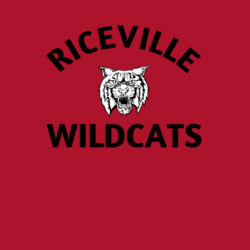 Riceville Wildcats - Black  - Unisex Triblend Tee Design