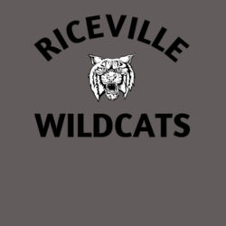 Riceville Wildcats - Black - Unisex Sponge Fleece Hoodie Design