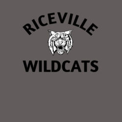 Riceville Wildcats - Black  - Unisex Sponge Fleece Hoodie Design