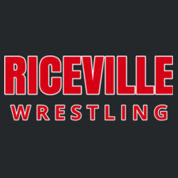 Riceville Wrestling - Red/White  - Heavy Blend Youth Open Bottom Sweatpants Design