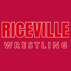 Riceville Wrestling - Red/White  - Colorblock Cinch Pack Design
