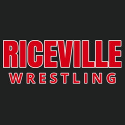 Riceville Wrestling - Red/White  - Sport Wick ® Stretch Contrast 1/2 Zip Pullover Design