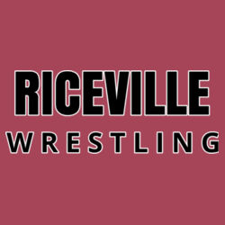 Riceville Wrestling - Black/White - Women's Game V Neck Tee Design