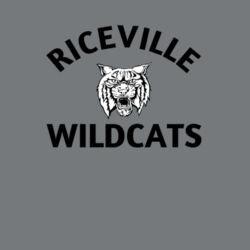 Riceville Wildcats - Black  - Toddler Triblend Short Sleeve Tee Design