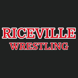 Riceville Wrestling - Red/White  - Sport Wick ® Stretch 1/2 Zip Colorblock Pullover Design