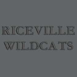Riceville Wildcats - Black  - Ladies Slub Chambray Shirt Design