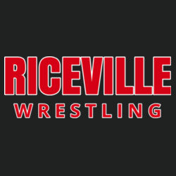 Riceville Wrestling - Red/White  - Ladies Sport Wick ® Stretch Contrast 1/2 Zip Pullover Design