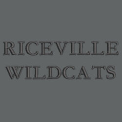 Riceville Wildcats - Black  - Slub Chambray Shirt Design