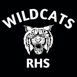 RHS Wildcats - White  - Youth Triblend Jersey Short Sleeve Tee Design