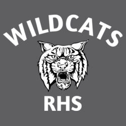 RHS Wildcats - White  - Toddler Triblend Short Sleeve Tee Design